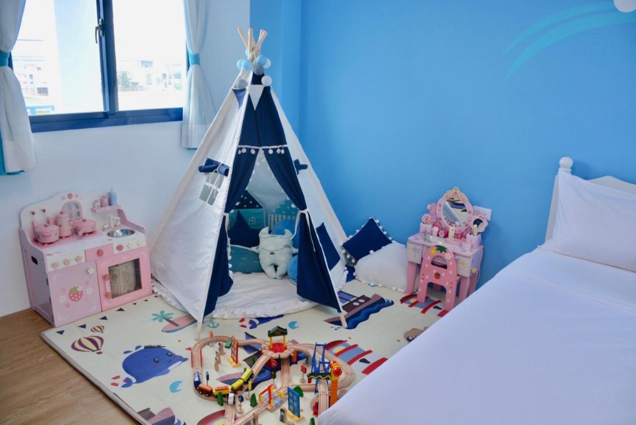 Blue And White Style Holiday B&B قوانشان المظهر الخارجي الصورة